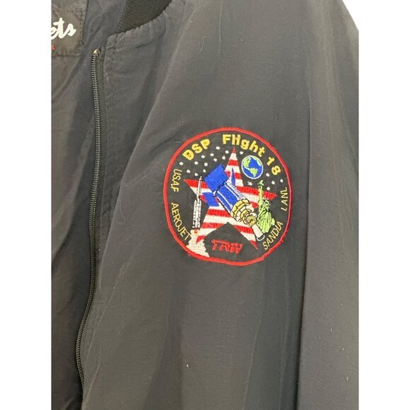 Men’s TRW Airlines Pilot Jacket Flight 18 Black Size XXL Sku 2648 - Picture 15 of 16